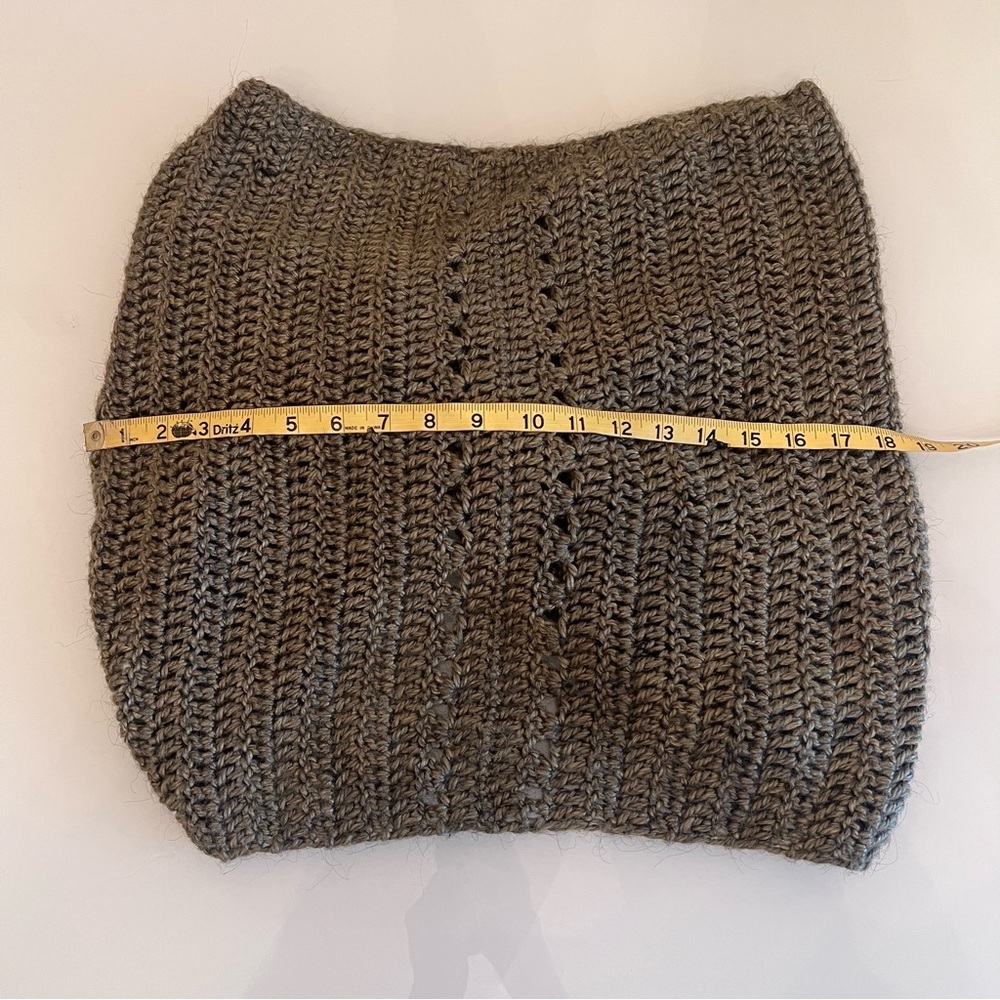 Infinity Scarf Chunky Crochet Long Knit Winter - Picture 6 of 8